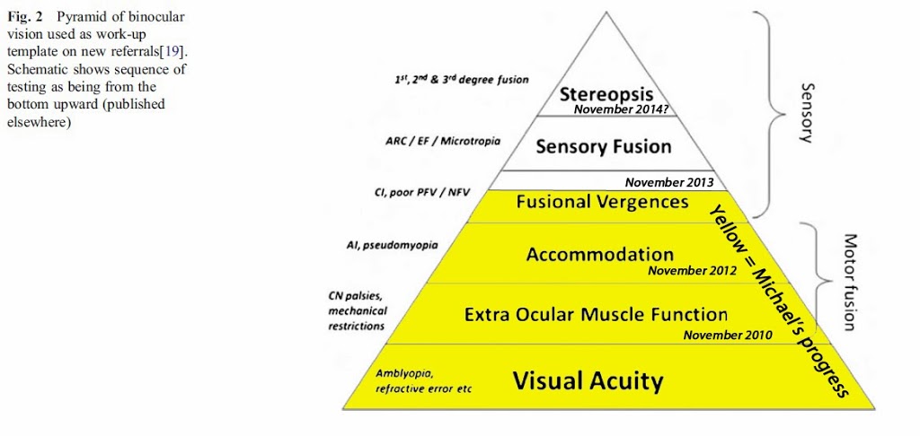 Vision therapy progress in numbers and charts